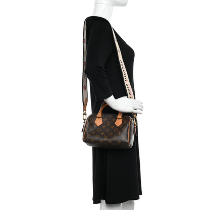 Louis Vuitton Monogram Speedy Bandouliere 20 Black 2 of 16