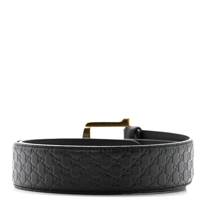 Gucci Soft Microguccissima Margaux Calfskin Belt 90 36 Black 2 of 7
