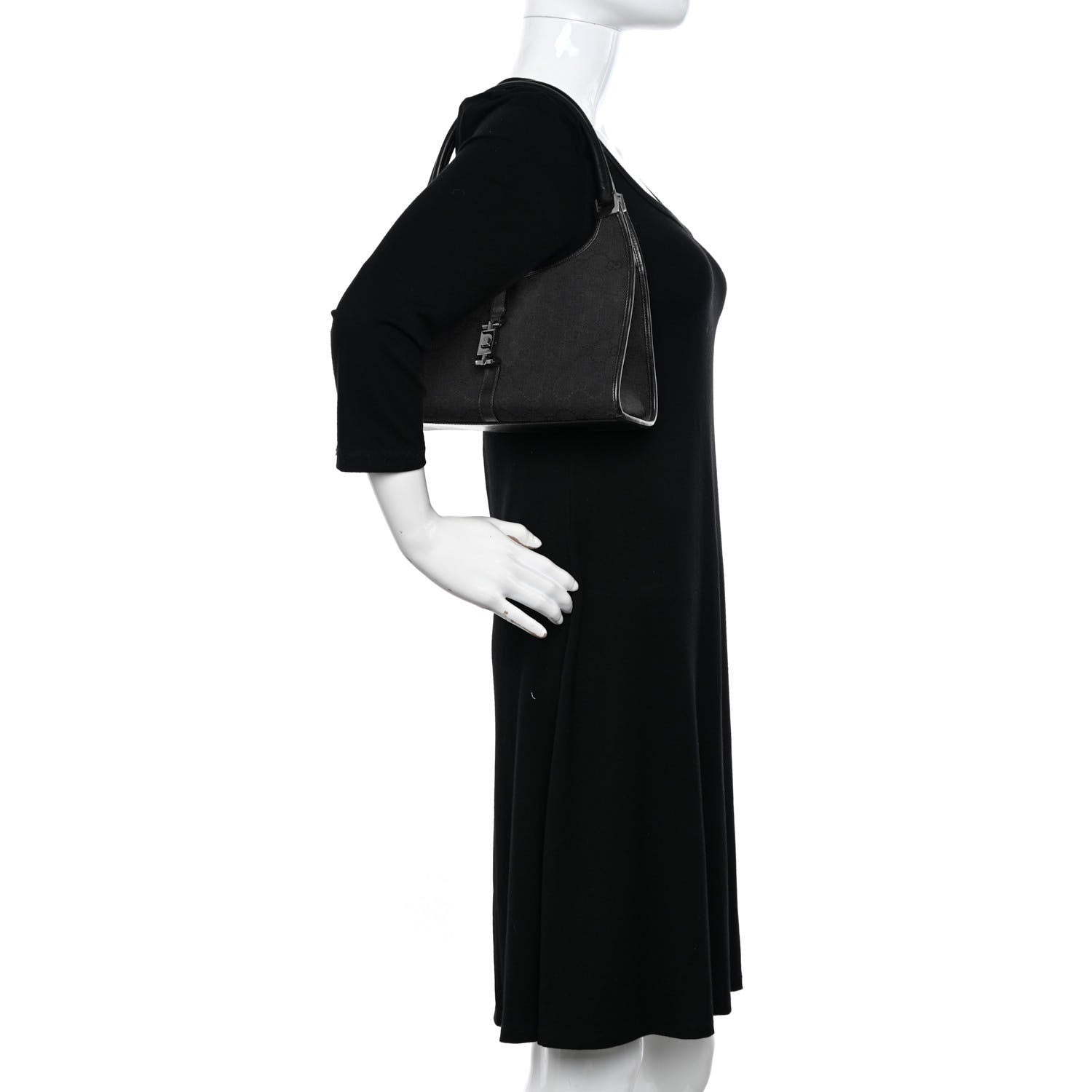 Gucci Monogram Jackie O Black 2 of 13