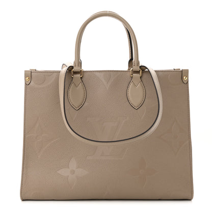 Louis Vuitton Empreinte Monogram Giant Onthego MM Tourterelle 1 of 10