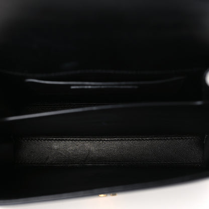 Saint Laurent Grain de Poudre Mini Classic Monogram Cassandra Top Handle Black 5 of 8