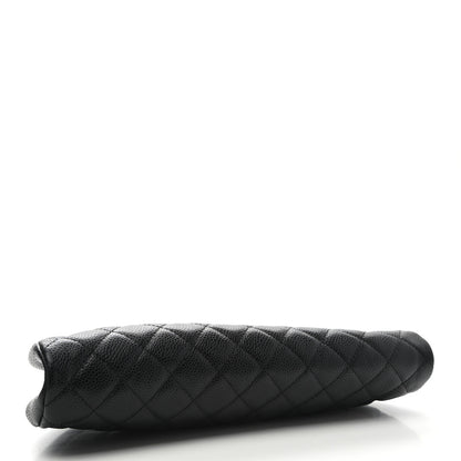 Chanel Caviar Quilted Timeless Clutch Black 4 of 7