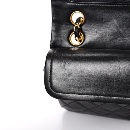 Chanel Lambskin Quilted Small Double Flap Black 13 of 16