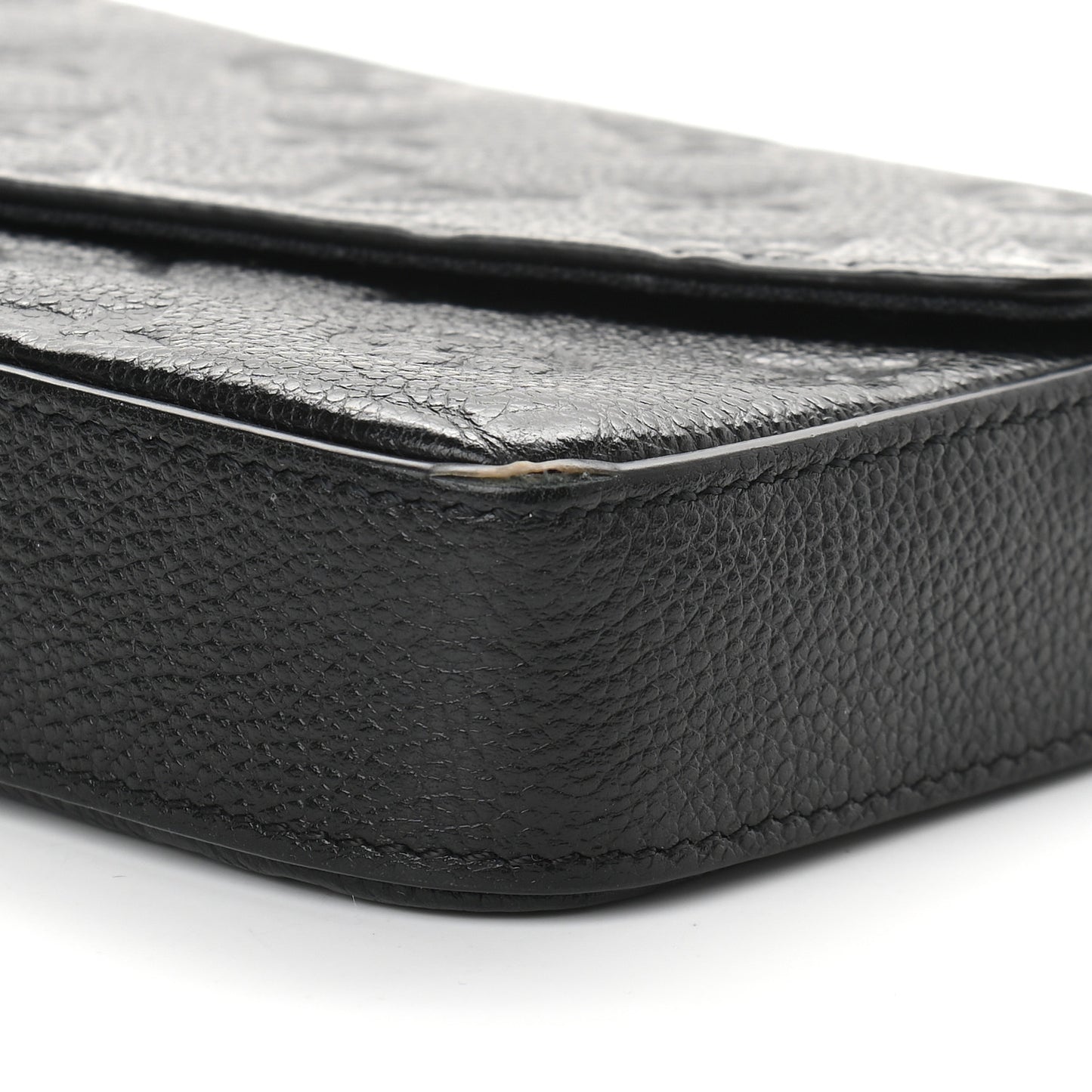 Empreinte Pochette Felicie Chain Wallet Black