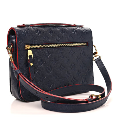 Louis Vuitton Empreinte Pochette Metis Marine Rouge 3 of 9
