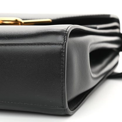 Bottega Veneta Box Calfskin Nappa Clip Bag Black 9 of 9