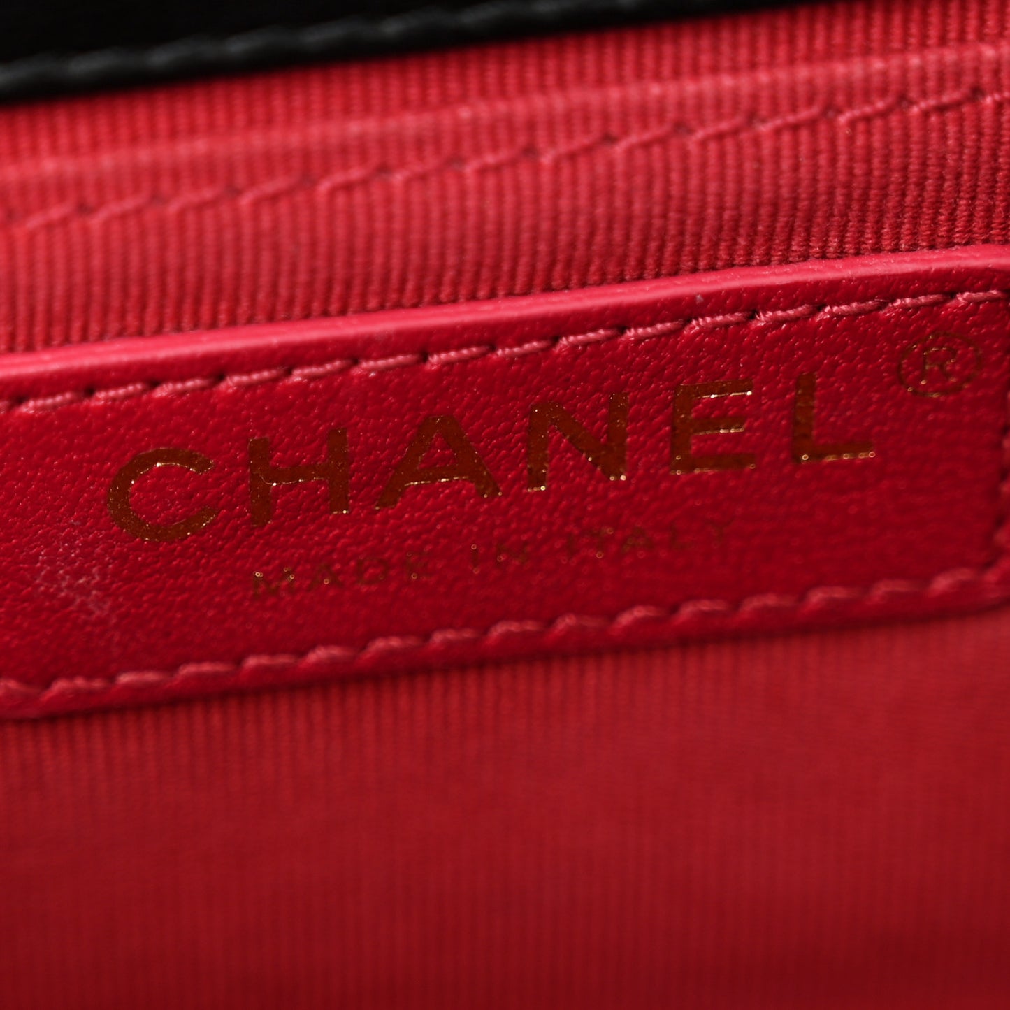 Lambskin Quilted Diamond Lock Flap Black