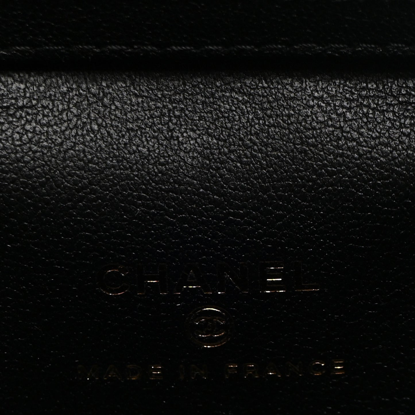 Lambskin Quilted Top Handle Mini Vanity Case With Chain Black