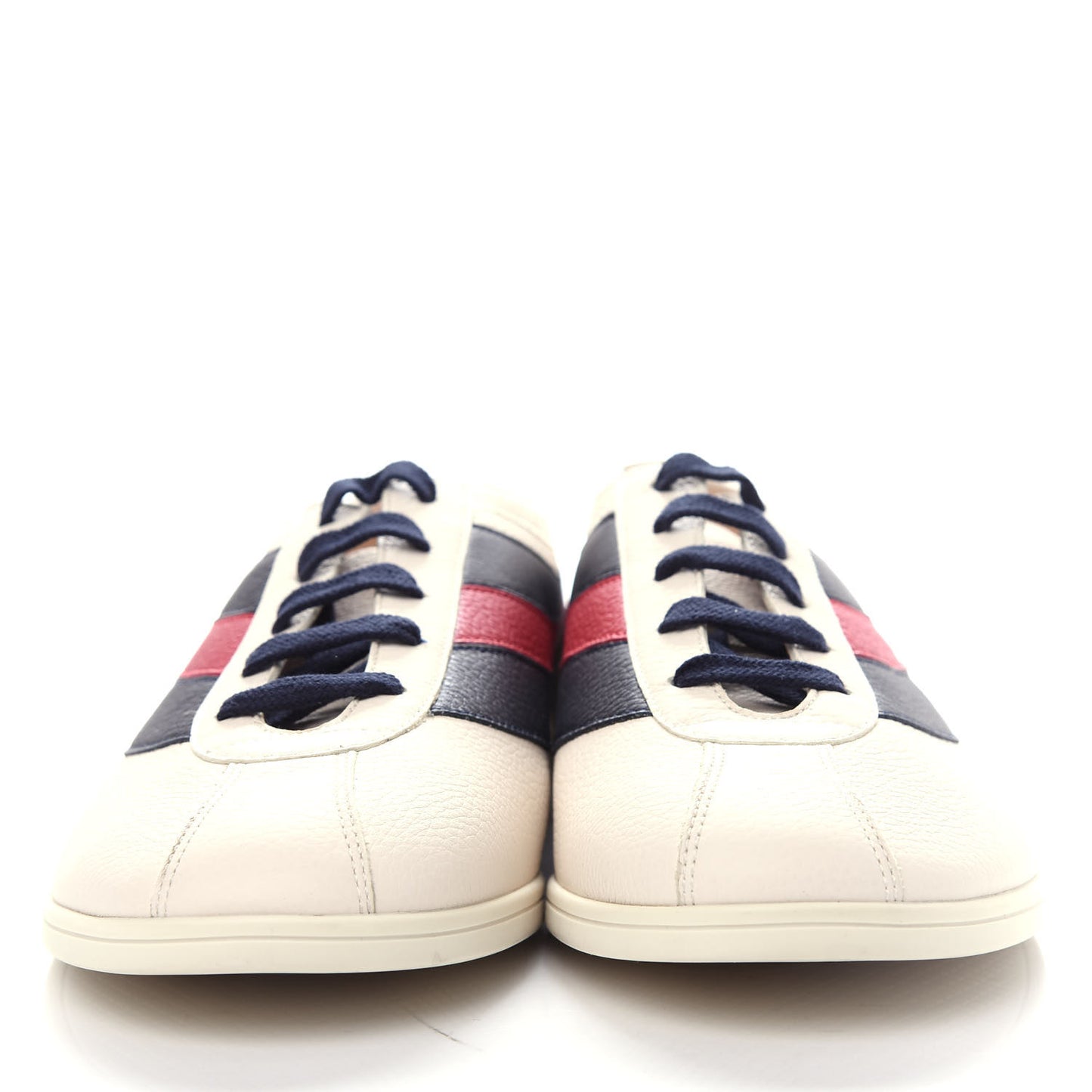 Calfskin Mens Web Falacer Sneakers 10.5 White Blue