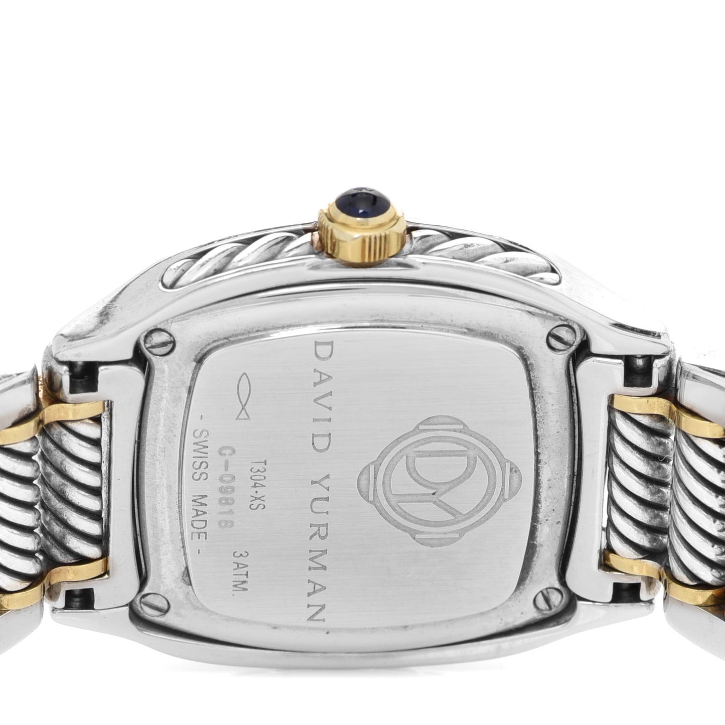 Stainless Steel 18K Yellow Gold Diamond Mother of Pearl 25mm Thoroughbred Quartz Watch