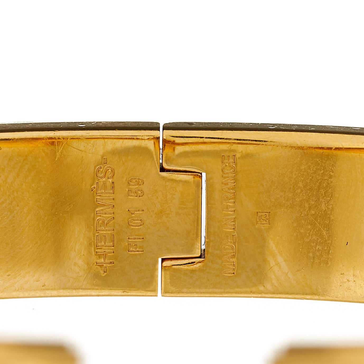 Matte Enamel Narrow Clic Clac HH Bracelet T6 Etain