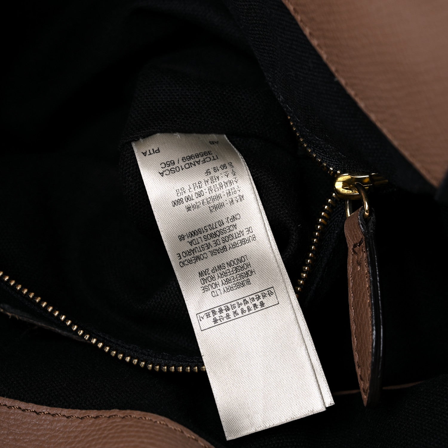 Burberry Grainy Calfskin House Check Small Canterbury Tote Tan 7 of 30