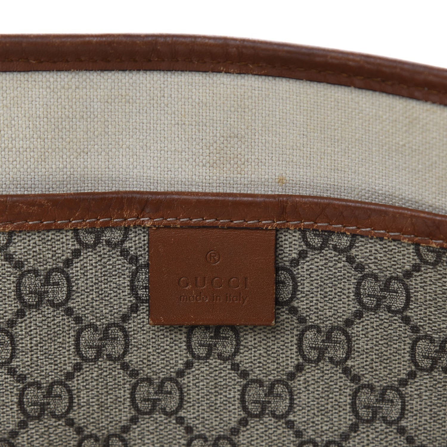 Gucci GG Plus Monogram Medium Signature Web Loop Tote Brown 14 of 16