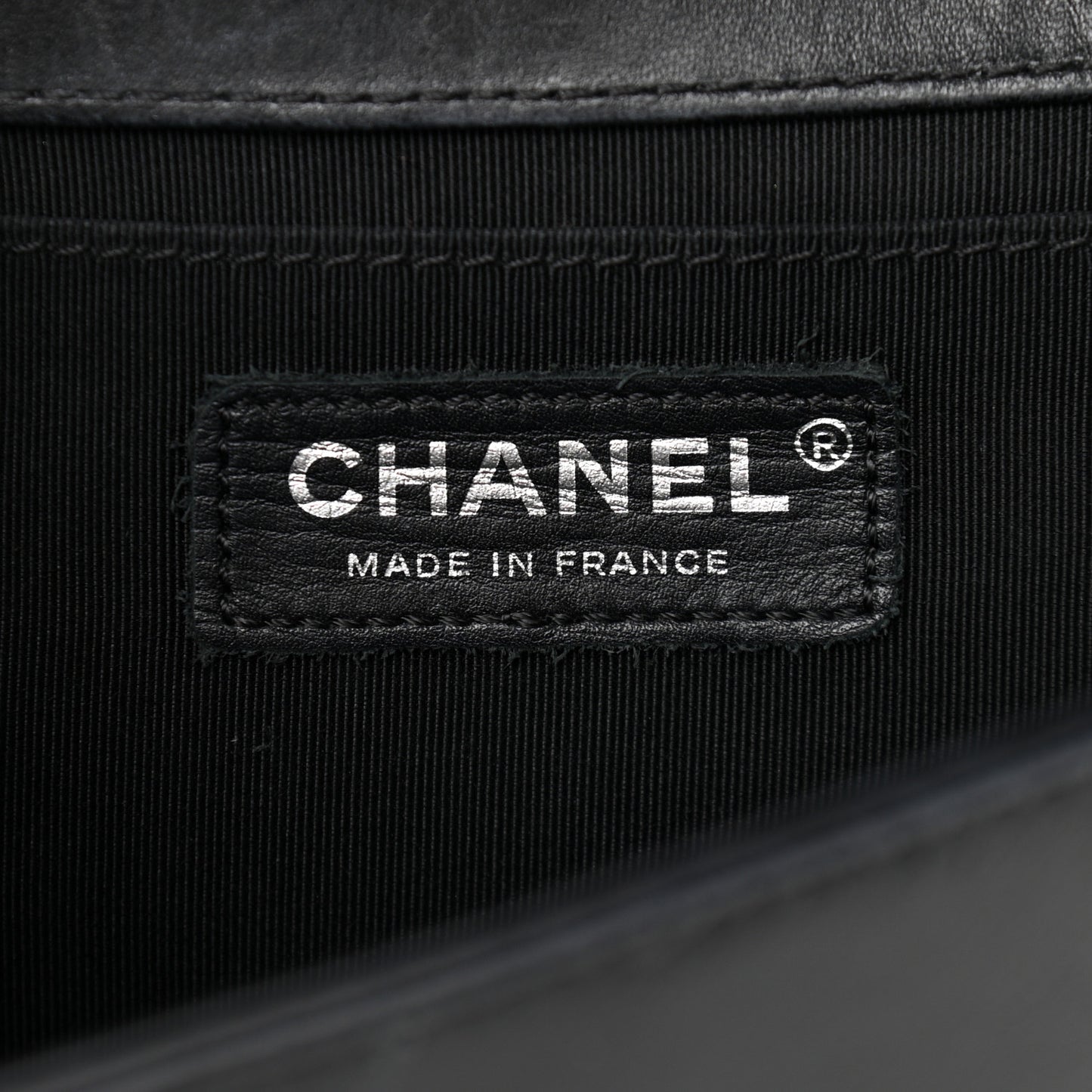 Lambskin Pleated Medium Boy Flap Black