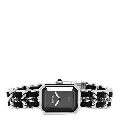 Chanel Stainless Steel Lambskin 20mm Chain Premiere Quartz Watch L 2 of 4