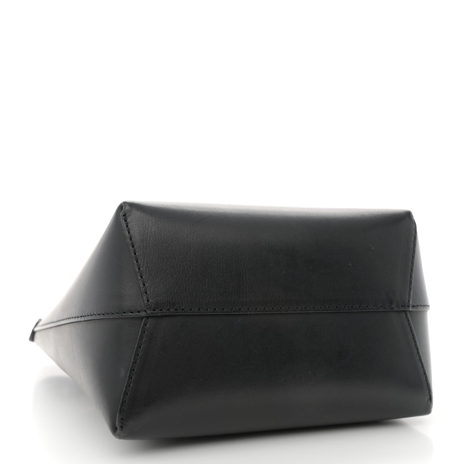 Mansur Gavriel Calfskin Mini Bucket Bag Black Ballerina 4 of 12