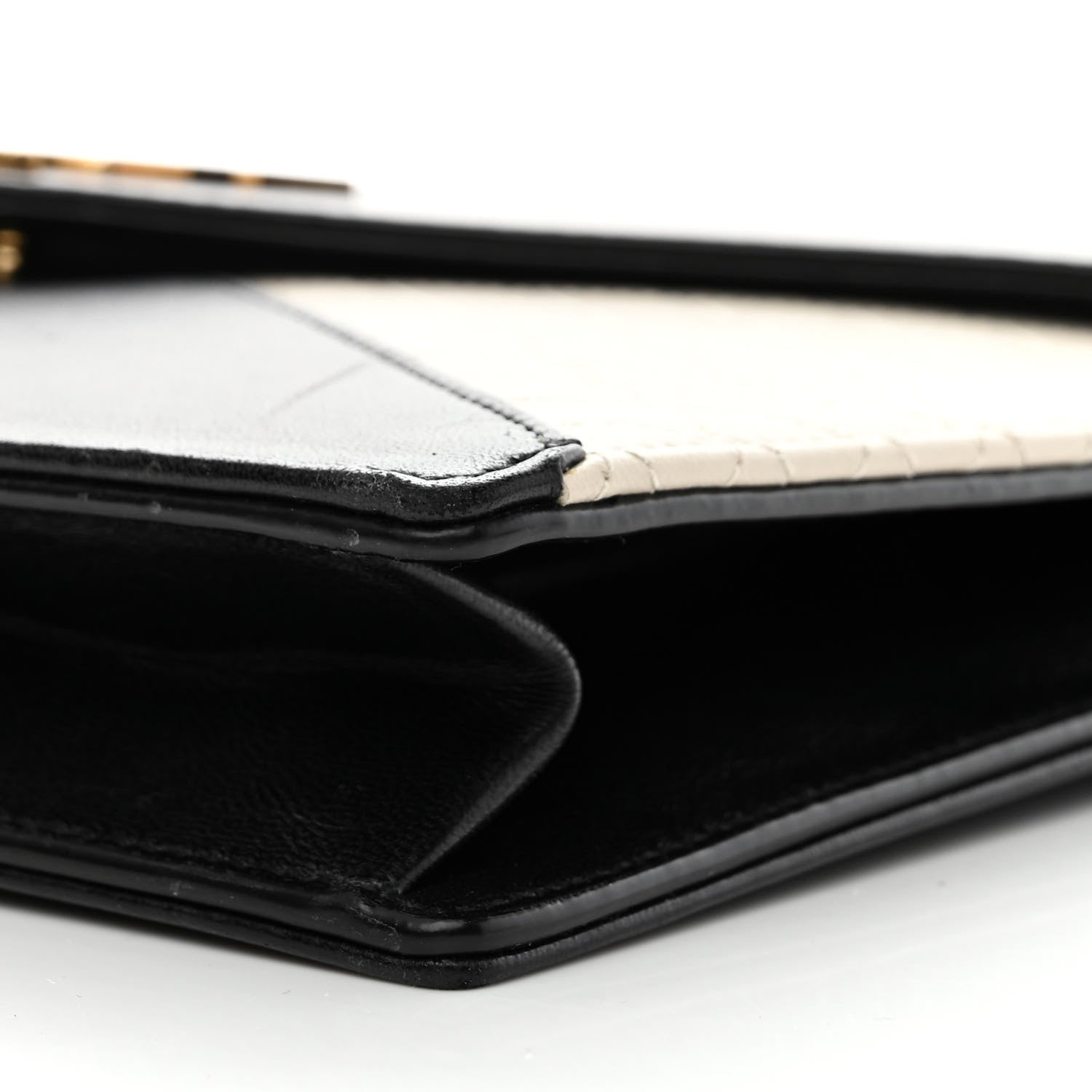 Saint Laurent Vintage Lambskin Gaby Chain Bag Black 10 of 12