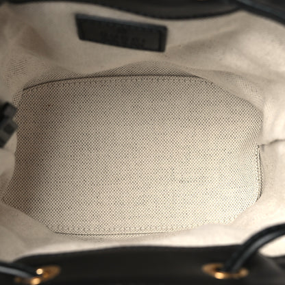 Gucci Calfskin GG Matelasse Bucket Bag Black 5 of 11