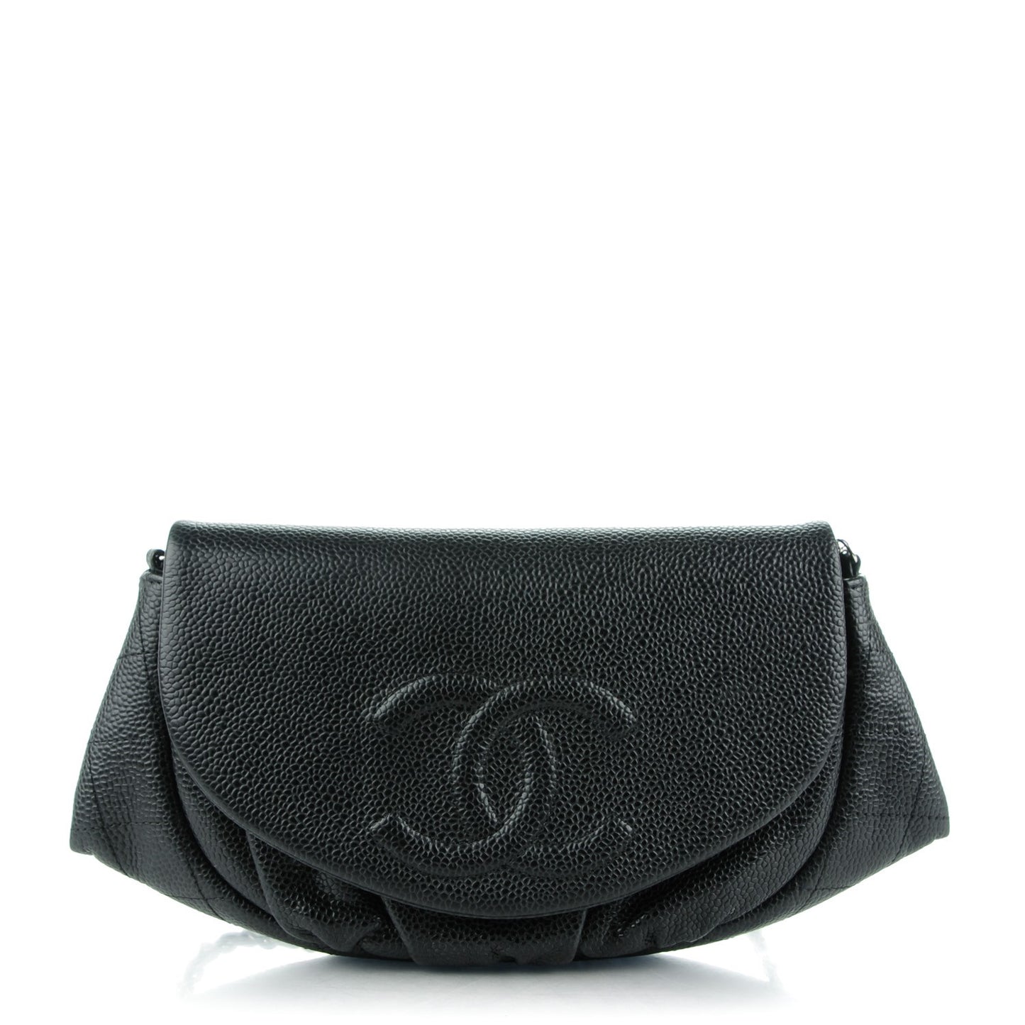 Caviar Half Moon Wallet On Chain WOC Black