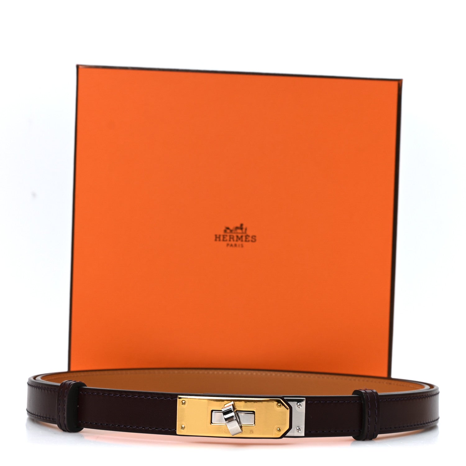 Hermes Hunter Calfskin Kelly 18 Duo Belt Rouge Sellier 4 of 4
