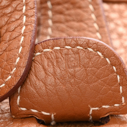 Hermes Taurillon Clemence Evelyne III PM Gold 7 of 10