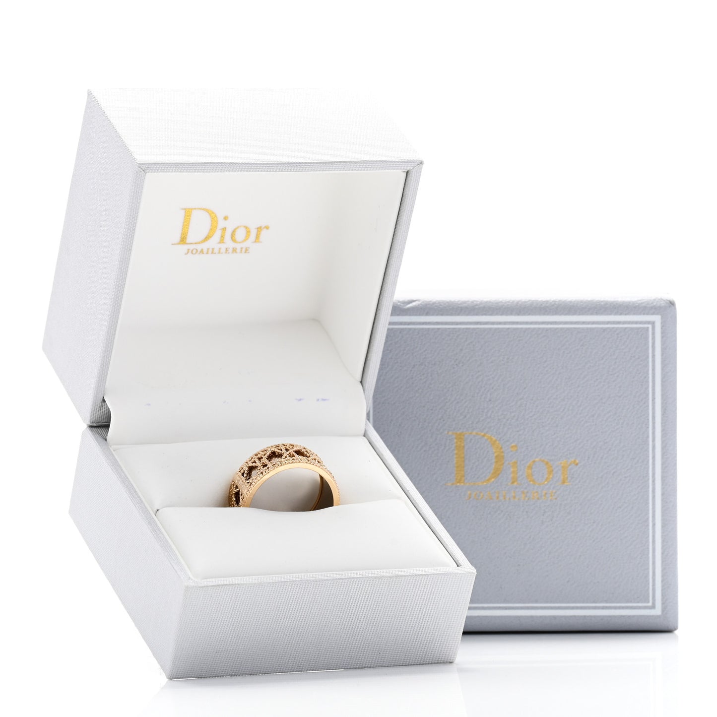18K Yellow White Gold My Dior Ring 59 8.75