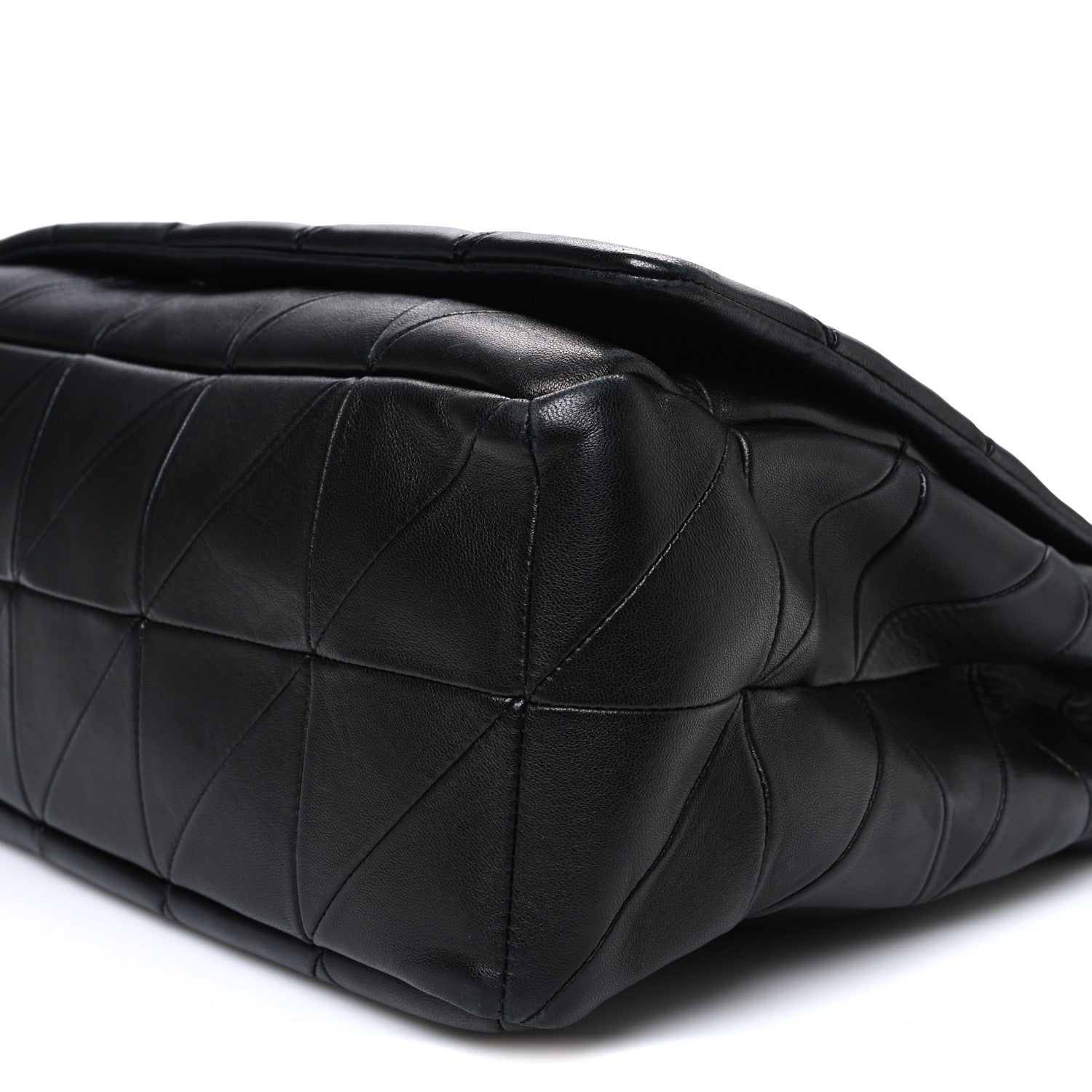 Saint Laurent Lambskin Matelasse Monogram Oversized Jamie Black 10 of 10