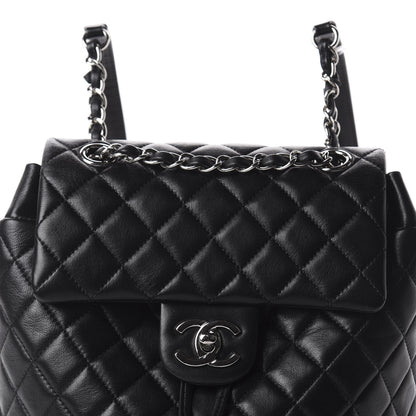 Chanel Lambskin Quilted Small Urban Spirit Backpack Black 9 of 9
