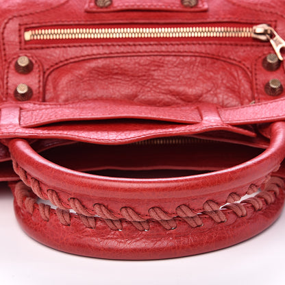 Balenciaga Agneau Giant 12 Rose Gold Hardware City Rouge Coquelicot 11 of 17