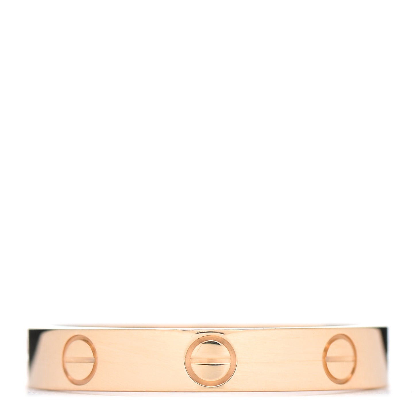 18K Yellow Gold 3.5mm LOVE Wedding Band Ring 59 8.75