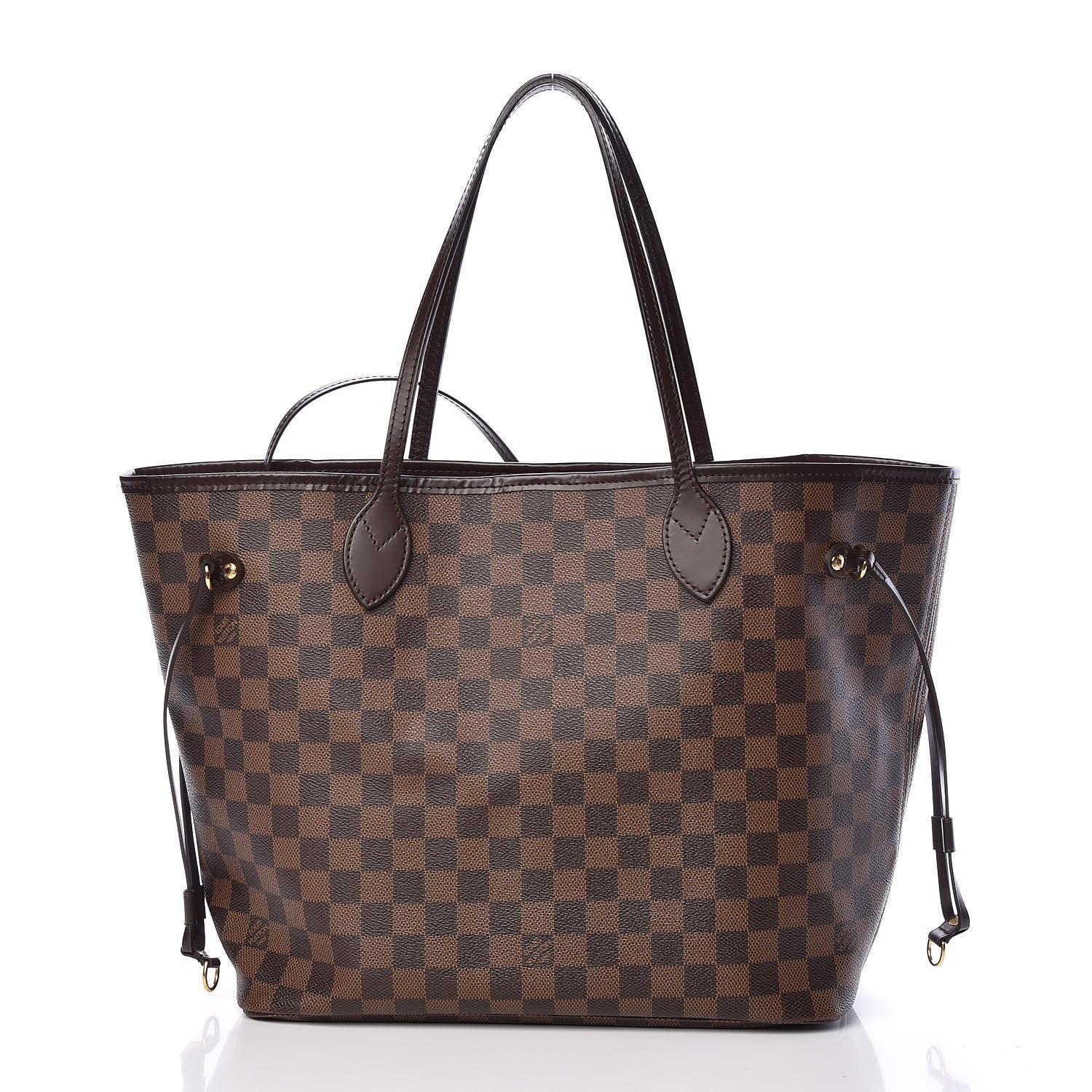 Louis Vuitton Damier Ebene Neo Neverfull MM Rose Ballerine 3 of 15