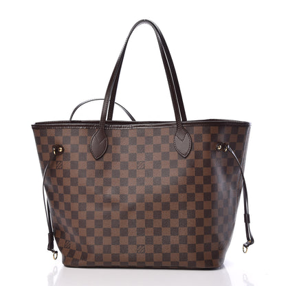 Louis Vuitton Damier Ebene Neo Neverfull MM Rose Ballerine 3 of 15