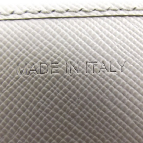 Saffiano Continental Wallet White