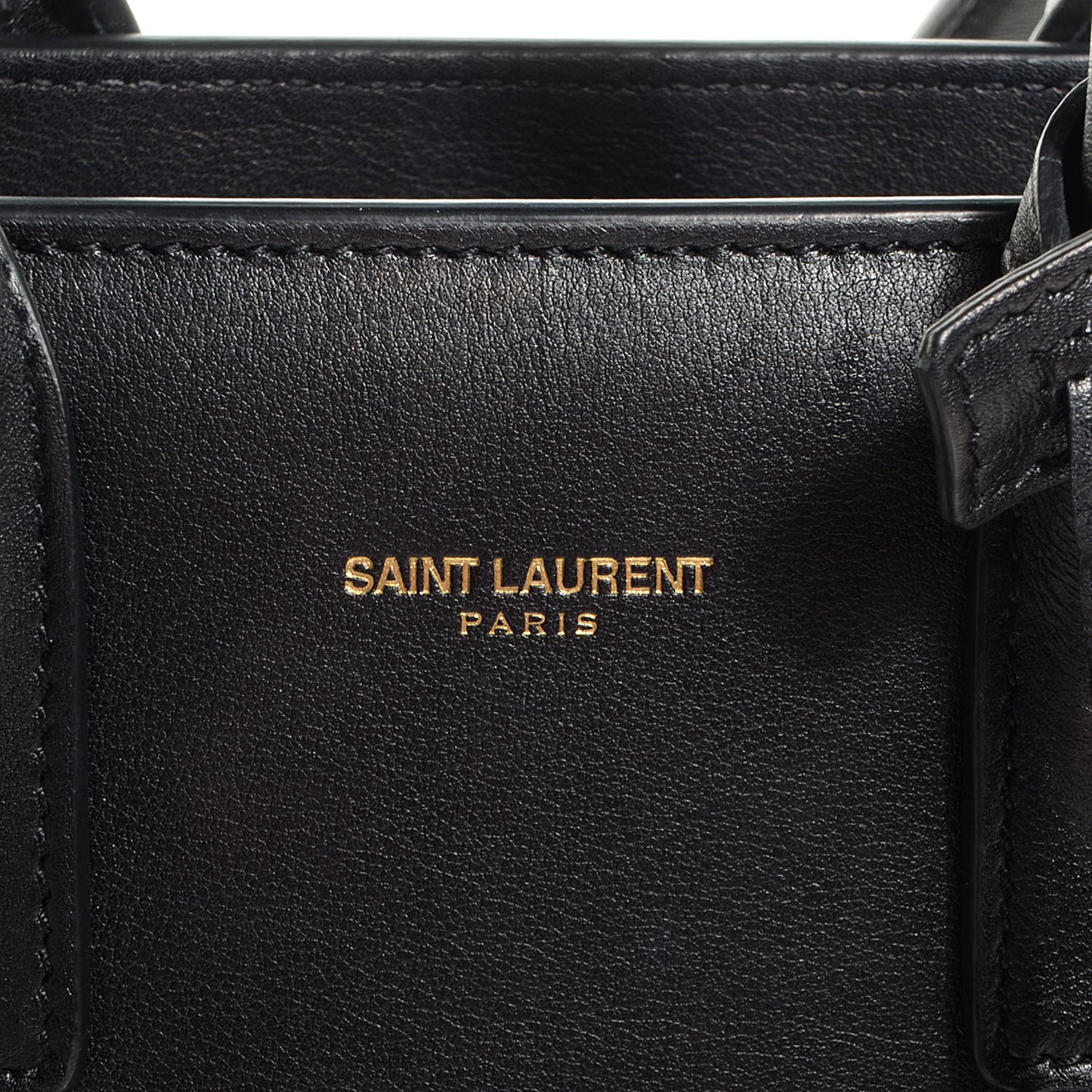 Calfskin Nano Sac De Jour Black