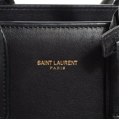 Saint Laurent Calfskin Nano Sac De Jour Black 6 of 8