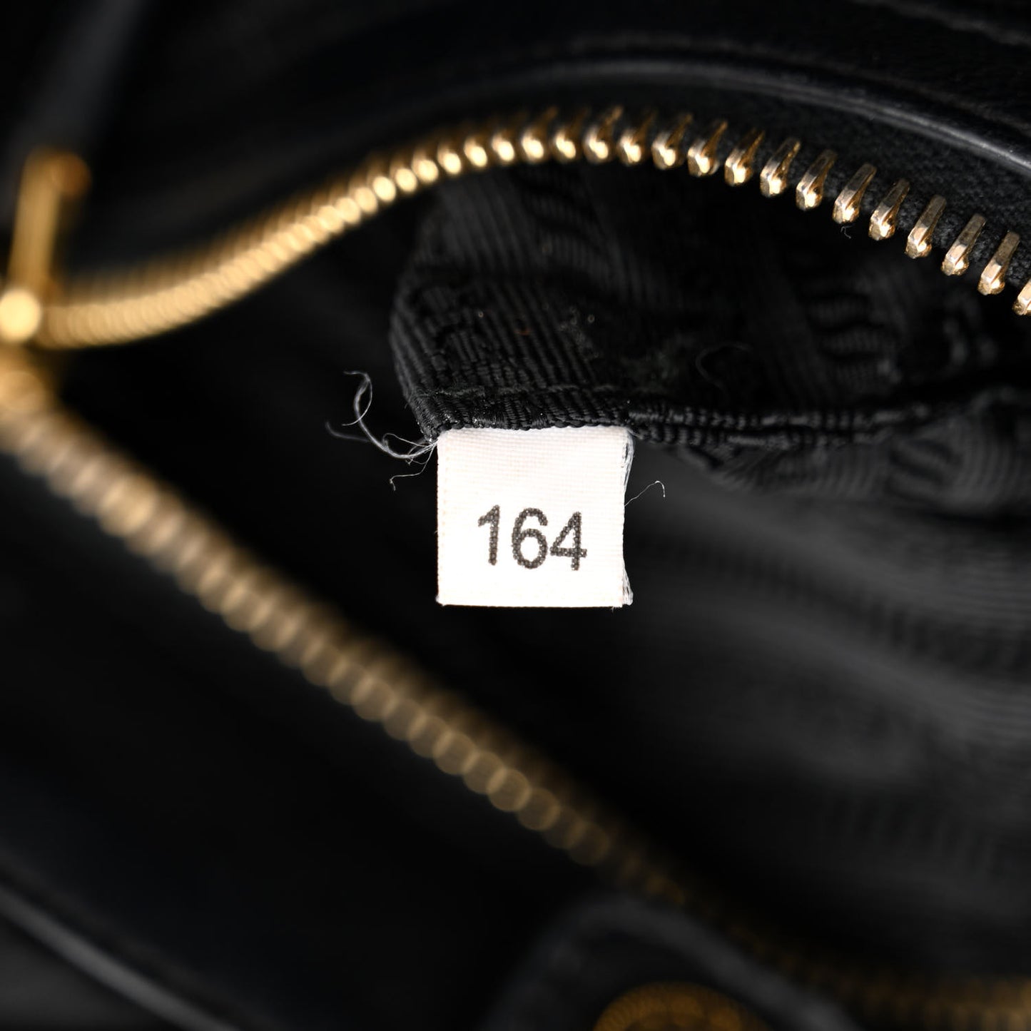 Tessuto Nylon Jacquard Logo Drawstring Tote Black