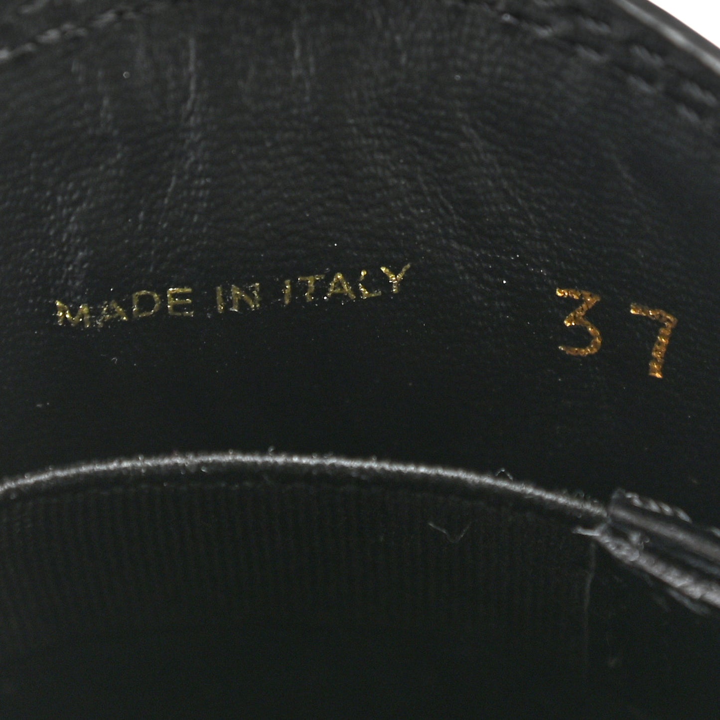 Spazzolato Metal Triangle Logo 50mm Loafers 37 Black