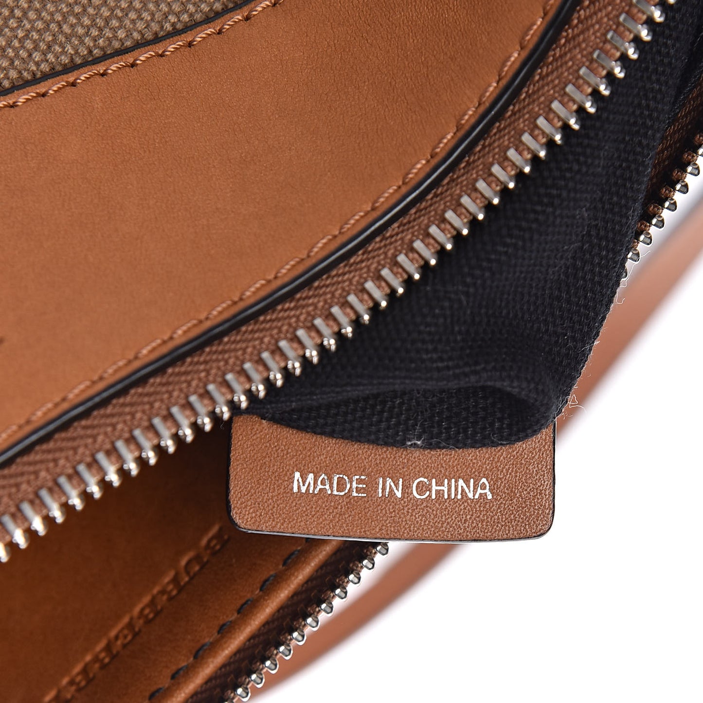 Mega Check Peyton Crossbody Clutch Bag Saddle Brown