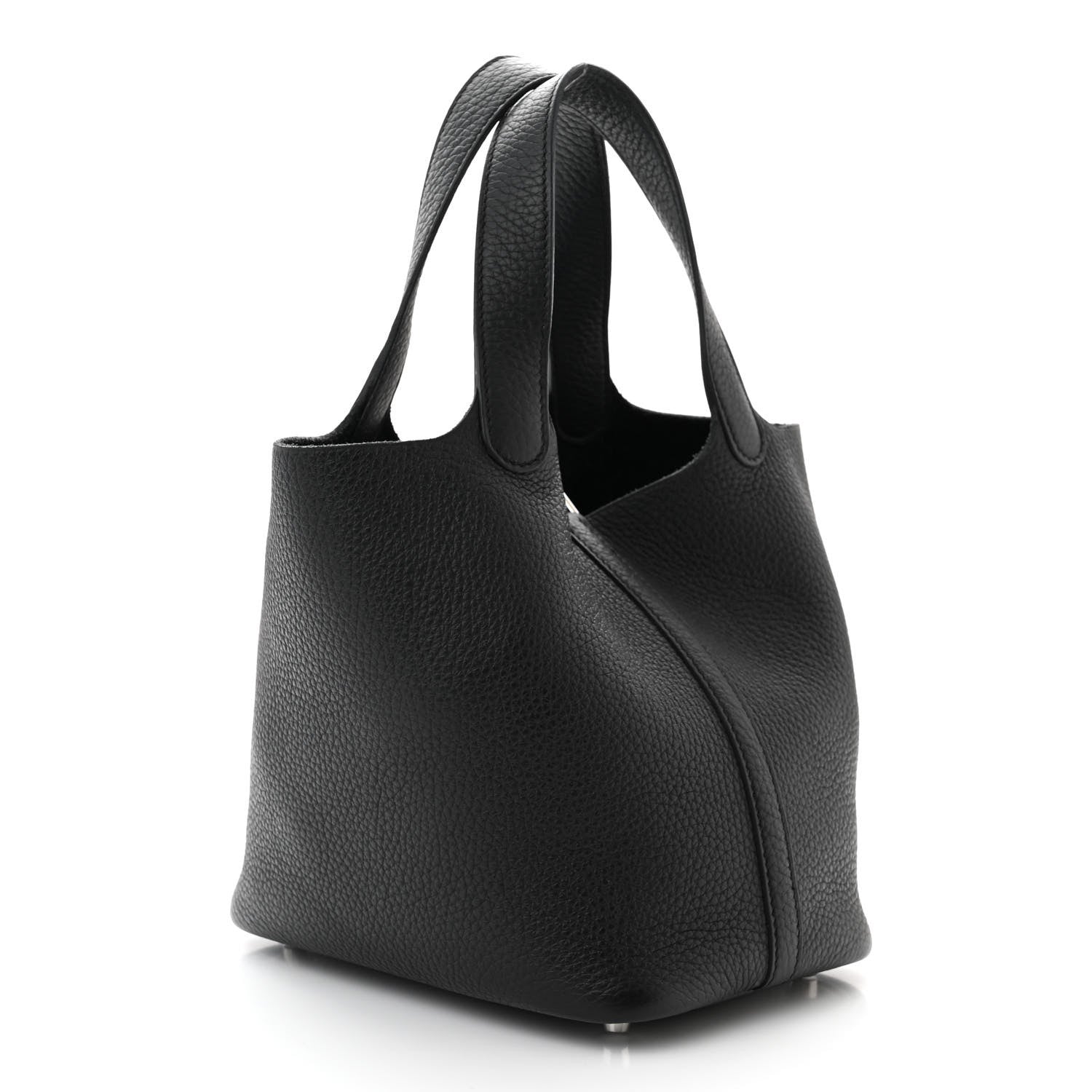 Hermes Taurillon Clemence Picotin Lock 18 PM Black 3 of 11