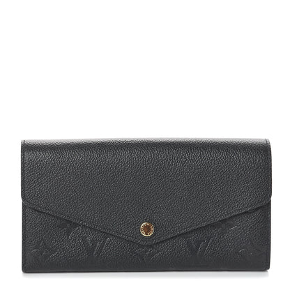 Louis Vuitton Empreinte Sarah Wallet NM Black 1 of 5