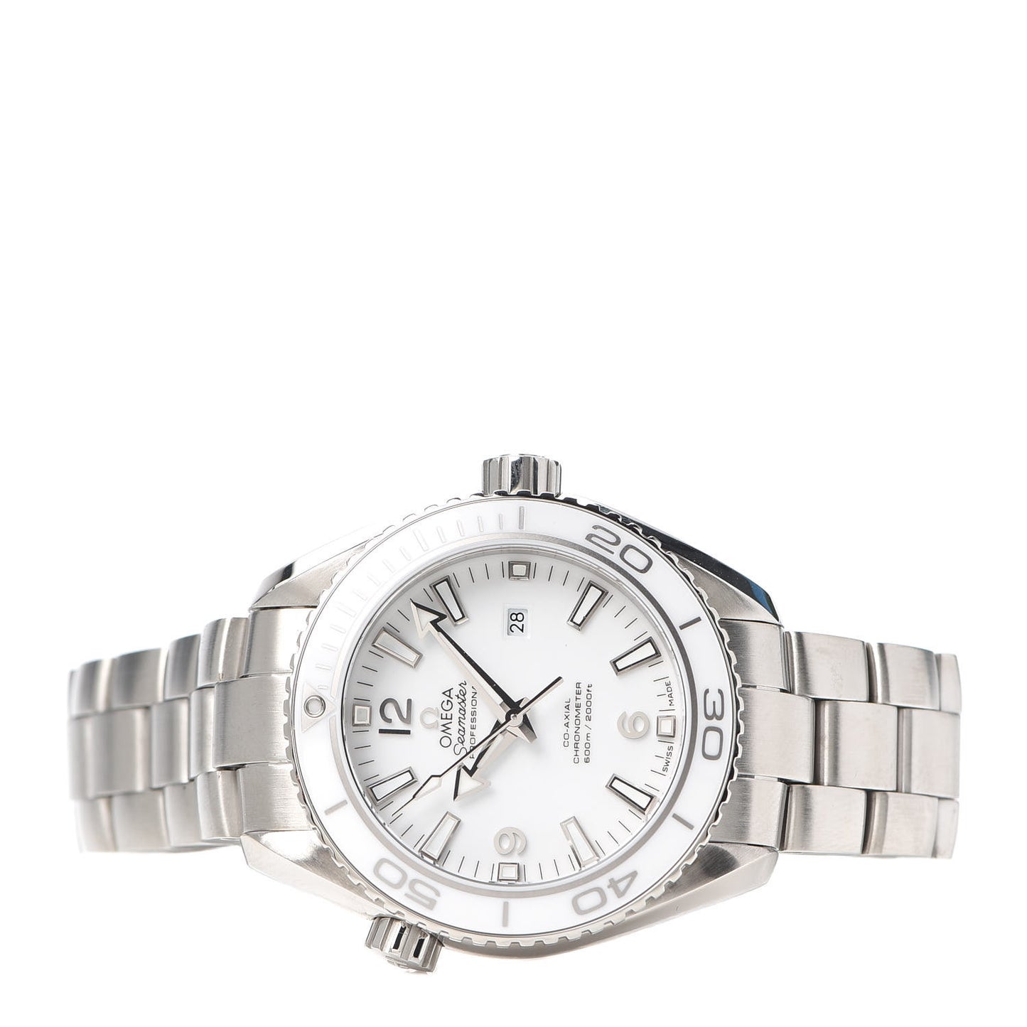 Stainless Steel 37mm Seamaster Planet Ocean Automatic Watch White 232.30.38.20.04.001