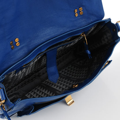 Proenza Schouler Lambskin PS1 Medium Satchel Royal Blue 4 of 13