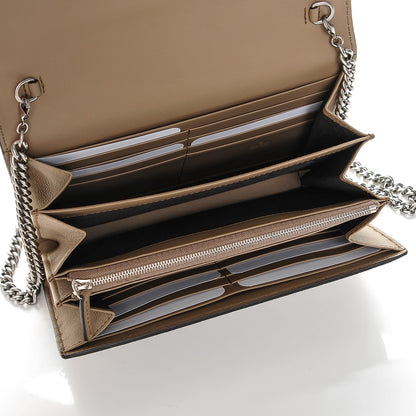 Gucci GG Supreme Monogram Mini Dionysus Chain Wallet Beige Taupe 5 of 7