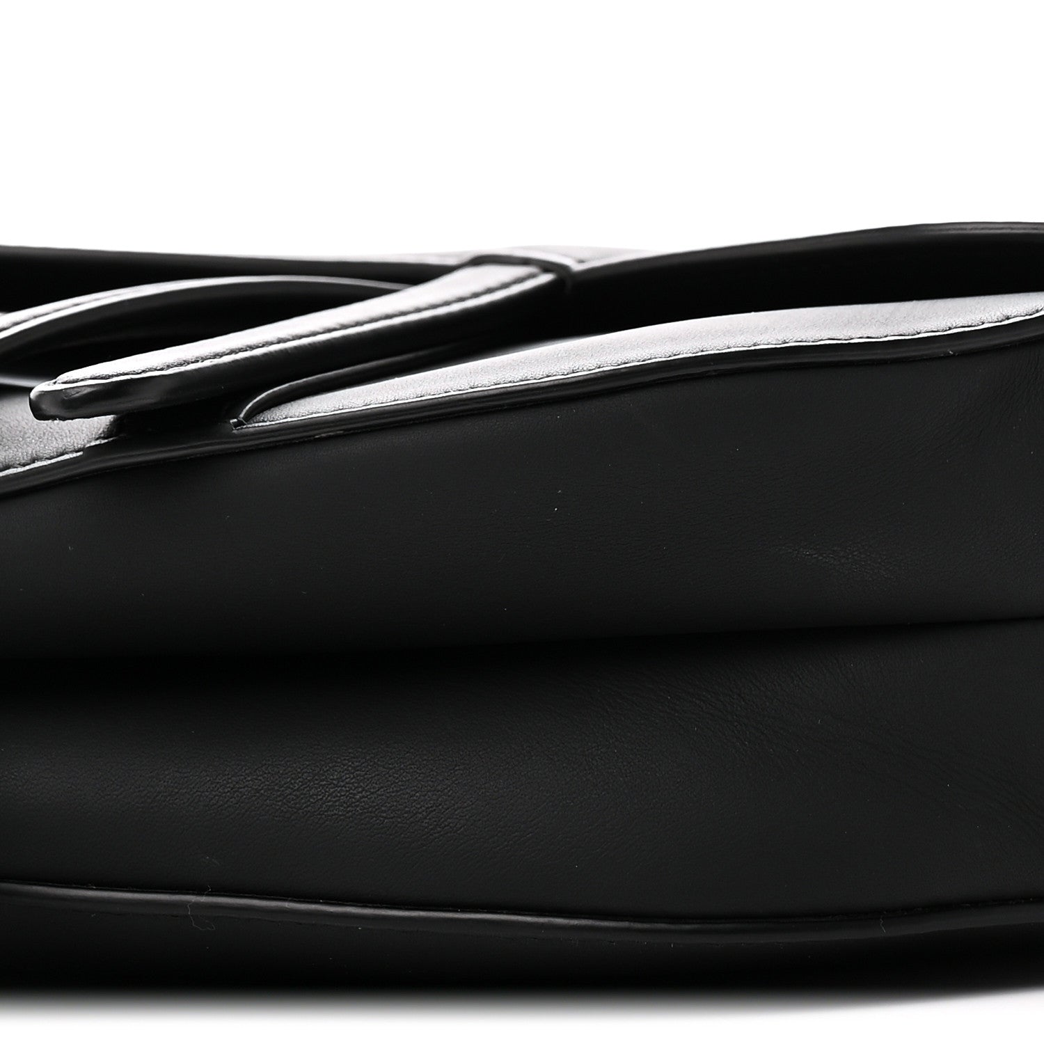 Christian Dior Ultra Matte Calfskin Saddle Bag Black 10 of 11