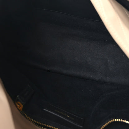 Saint Laurent Lambskin Matelasse Monogram Medium Niki Chain Satchel Light Taupe 4 of 9