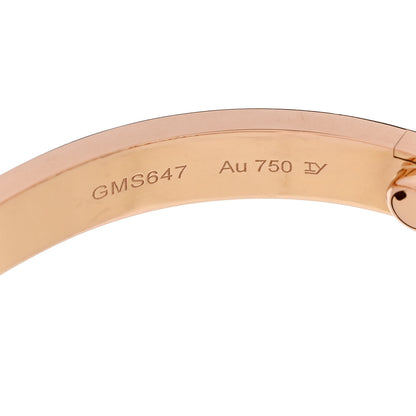 Cartier 18K Pink Gold LOVE Bracelet 17 4 of 6