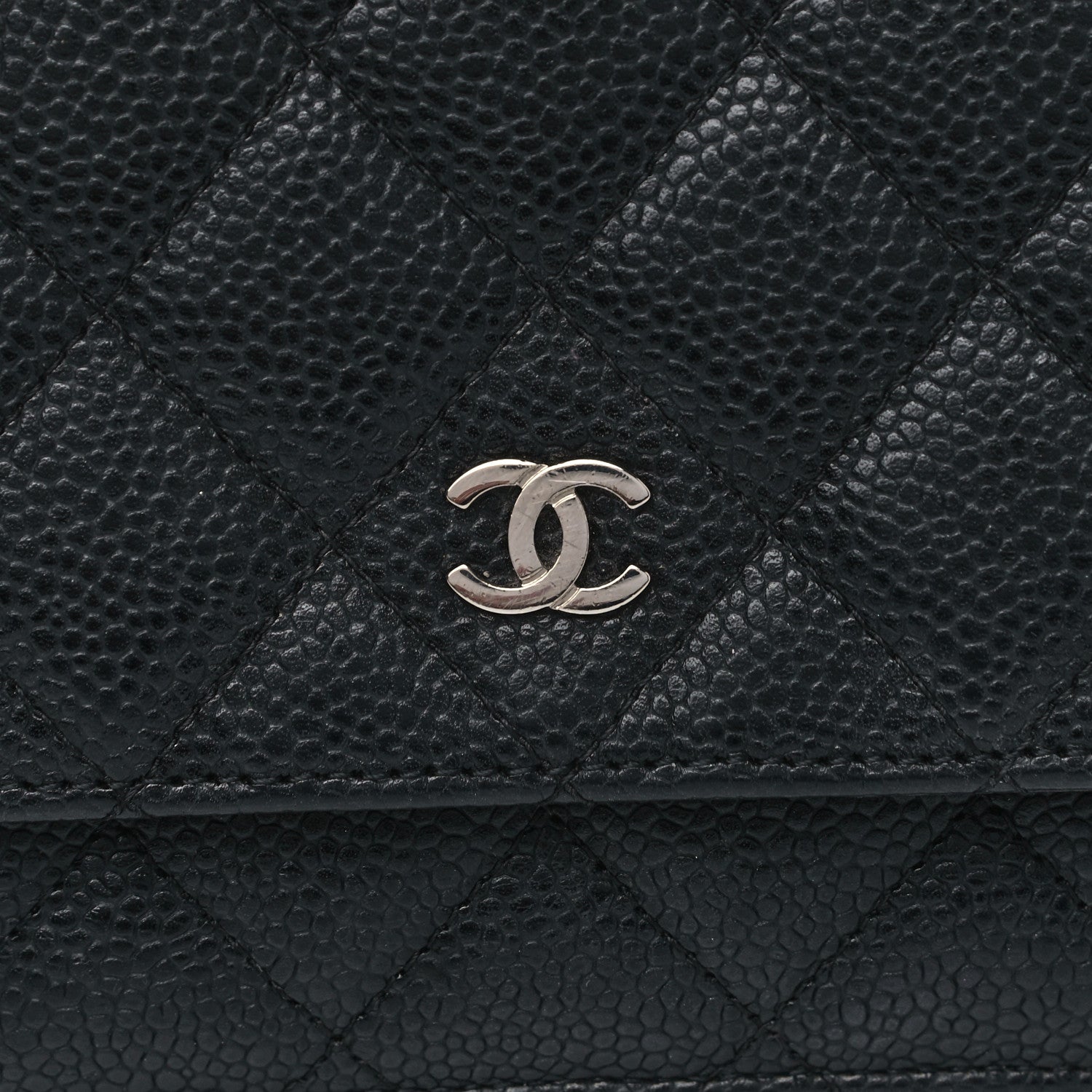 Chanel Caviar Quilted Wallet On Chain WOC Black 9 of 18
