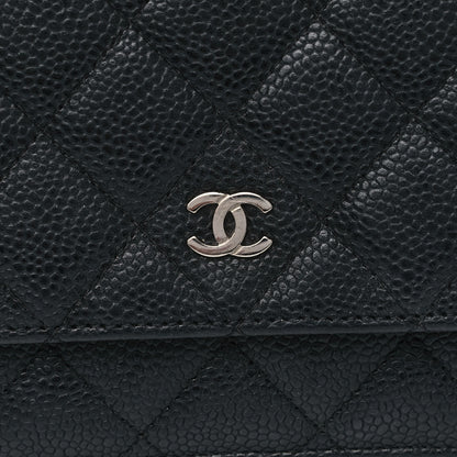 Chanel Caviar Quilted Wallet On Chain WOC Black 9 of 18