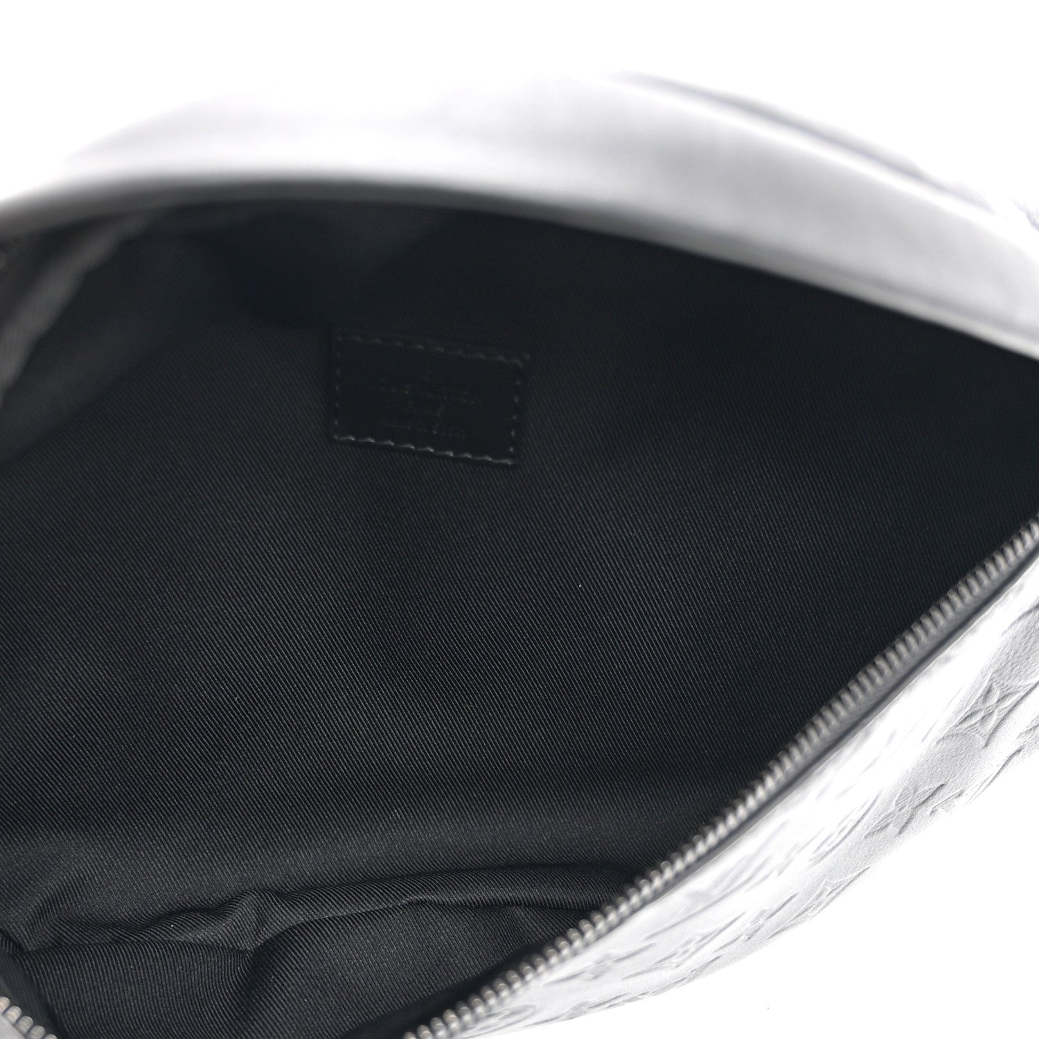Louis Vuitton Calfskin Monogram Shadow Discovery Bumbag Black 5 of 9