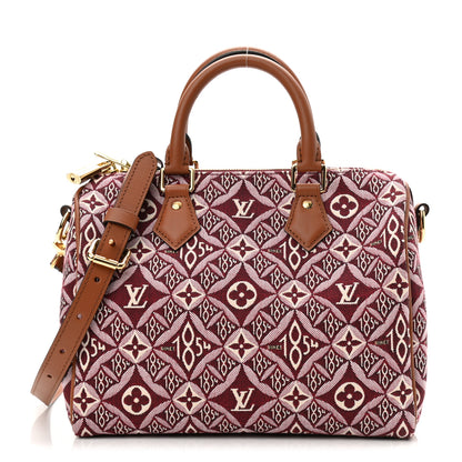 Louis Vuitton Jacquard Since 1854 Speedy Bandouliere 25 Bordeaux 1 of 10